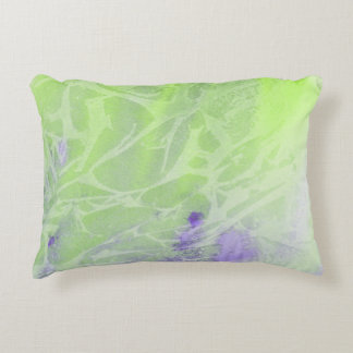 Soft Green & Lavender Harmony Decorative Cushion