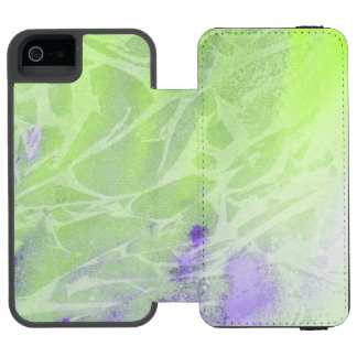 Soft Green & Lavender Harmony Incipio Watson™ iPhone 5 Wallet Case