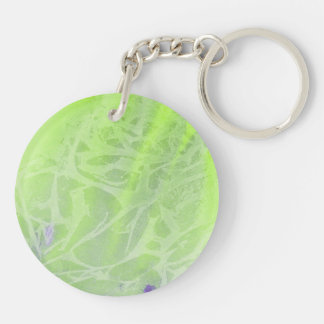 Soft Green & Lavender Harmony Key Ring