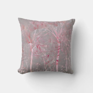 Soft Grey and Pink Cushion