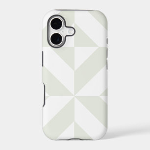 Soft Grey Geometric Art Deco