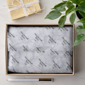 Soft Grey Gray Marble Tissue Paper