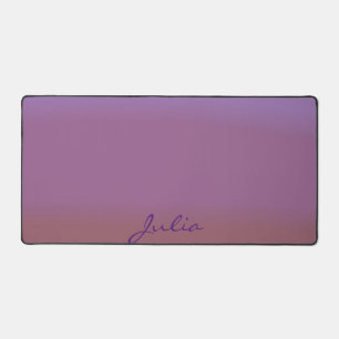  Soft Hazy Pretty Colorful  Desk Mat