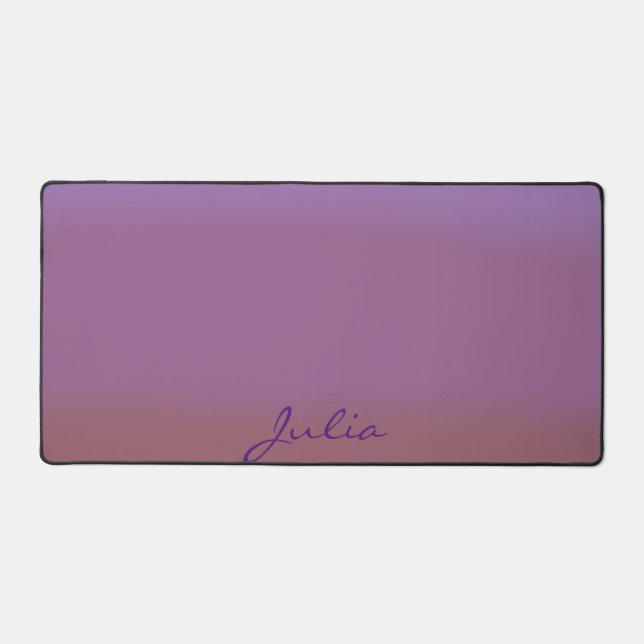  Soft Hazy Pretty Colourful  Desk Mat (Front)