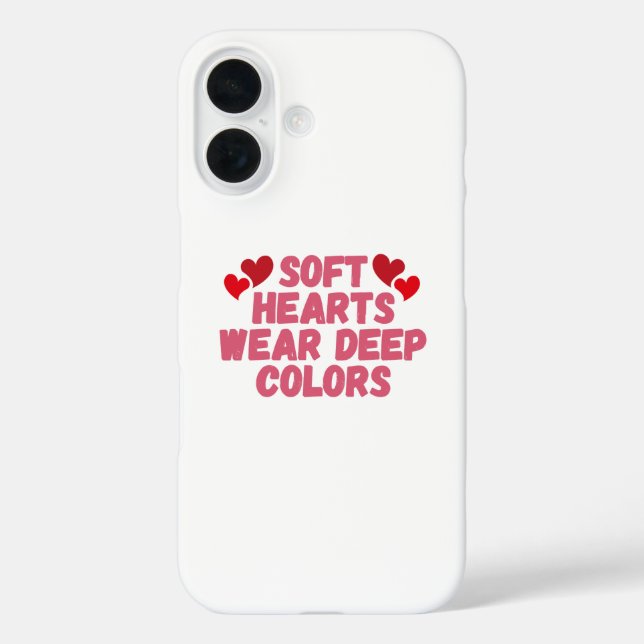 Soft Hearts Bold Soul Case-Mate iPhone Case (Back)