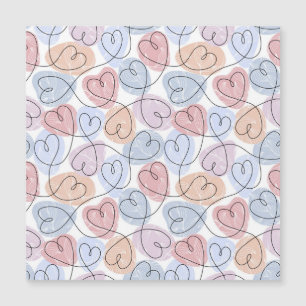 Soft Hearts: Continuous Line Valentine's