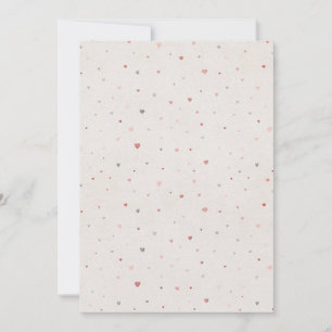 Soft Hearts Thank You Card
