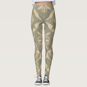 Soft Home Decor Leggings - Symmetrical Digital Pri
