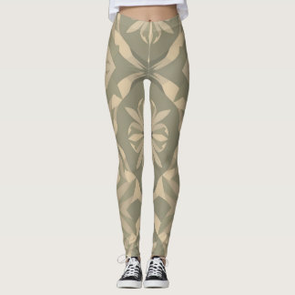 Soft Home Decor Leggings - Symmetrical Digital Pri