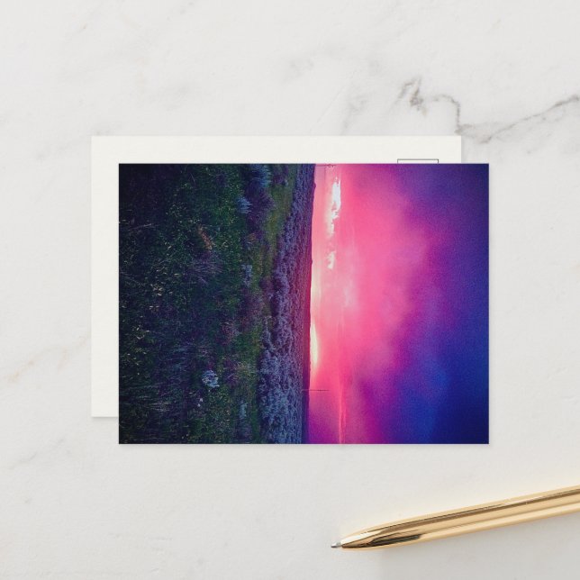 Soft Horizon Postcard (Front/Back In Situ)