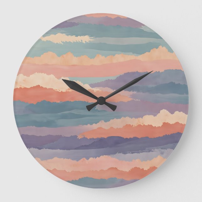 Soft Horizon Waves Large Clock (Front)