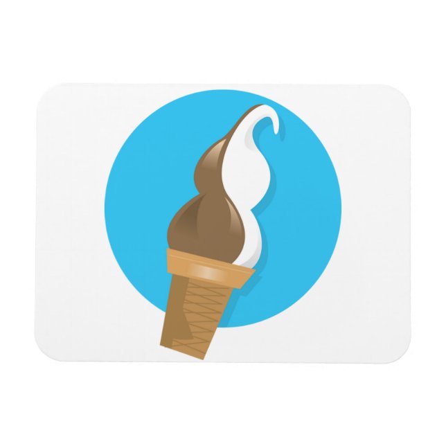 Soft Ice Cream Magnet (Horizontal)