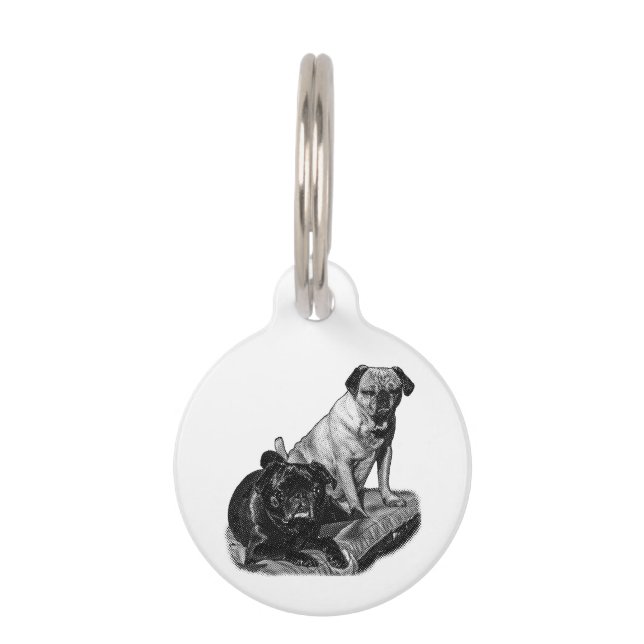 Soft Identity, Friendly Pair Pet Tag (Front)