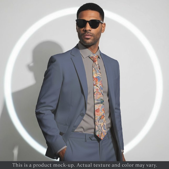 Soft Impressionist Floral Necktie (Creator Uploaded)