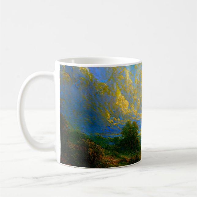 Soft Impressionist Sunrise Coffee Mug (Left)