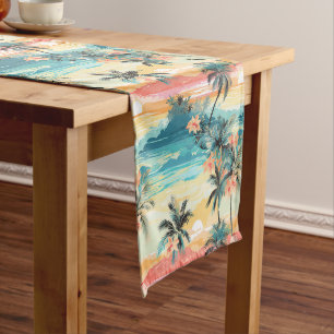 Soft Island Horizon Short Table Runner