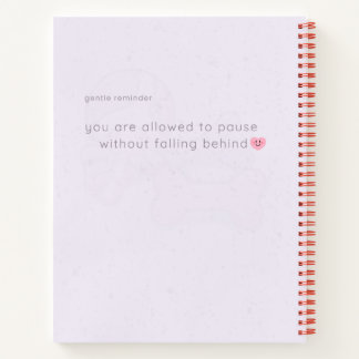 Soft Lavender Dog Notebook | Relaxing Cosy Journal