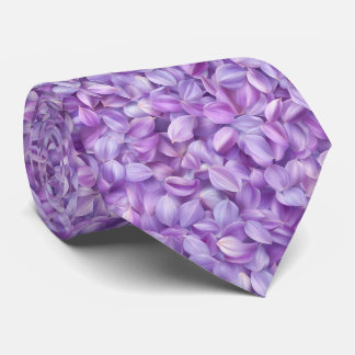 Soft Lavender Flower Petals Pattern Tie
