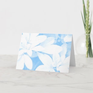 Soft Leaves Blue 'Happy Mother's Day' card