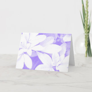 Soft Leaves Purple 'Happy Mother's Day' card