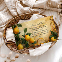 Soft Lemon Garden Baby Shower Books for Baby