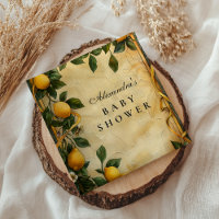 Soft Lemon Garden Baby Shower