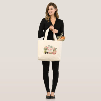 Soft Life Club Floral Self Care Tote Bag