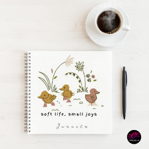 Soft Life Small Joys Duckling Design Notebook
