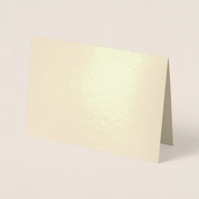 Soft Light Beige Background – Wedding Design Foil Card (Front)