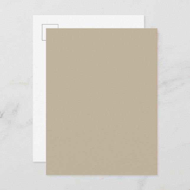 Soft Light Beige Background – Wedding Design Invitation Postcard (Front/Back)