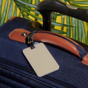 Soft Light Beige Background – Wedding Design Luggage Tag