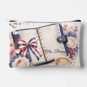 Soft Luxury 4th of July Patriotic Cosmetic Bag