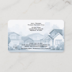 🏡 Soft Luxury Real Estate Business Card ✨💼