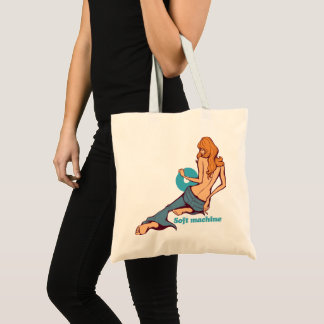 Soft machine tote bag