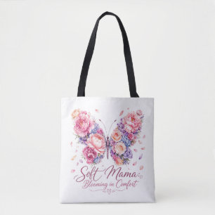 Soft Mama Blooming Butterfly Tote Bag