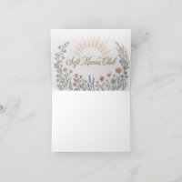 Soft Mama Club Floral Greeting Card 