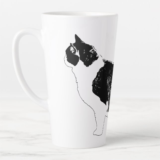 Soft Markings, Easy Pause Latte Mug (Left)