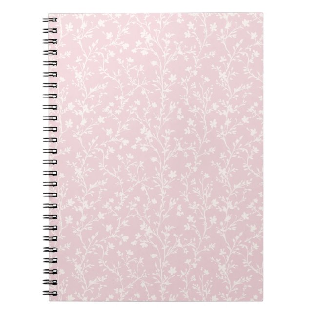 Soft Meadow Neutral - Blush Pink Notebook (Front)