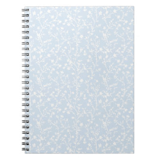 Soft Meadow Neutral - Powder Blue Notebook