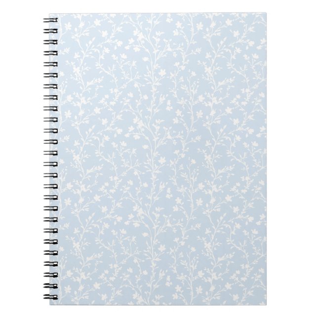 Soft Meadow Neutral - Powder Blue  Notebook (Front)