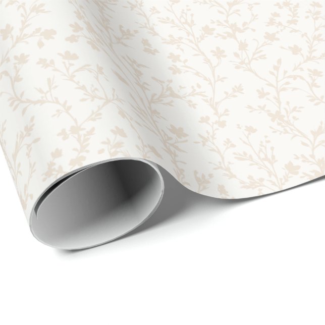 Soft Meadow Soft Linen - Neutral Wrapping Paper (Roll Corner)