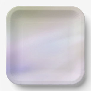 Soft Mist Paper Plate
