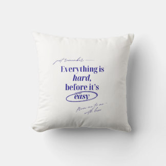 Soft Motivational Pillow