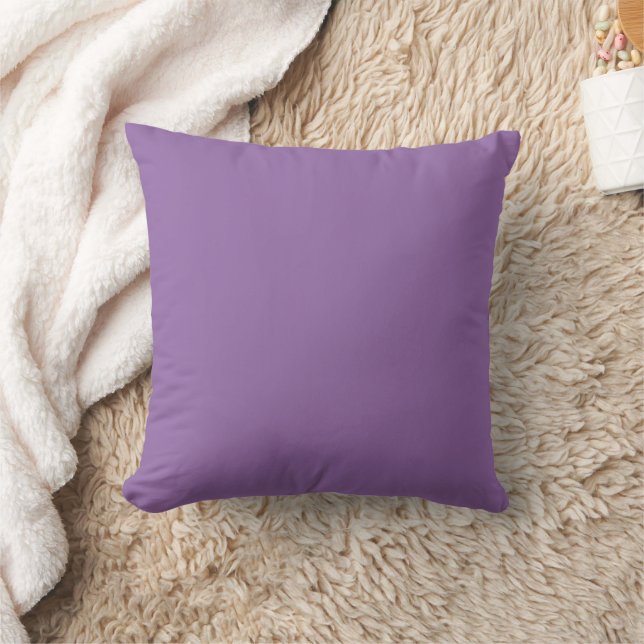 Soft Muted Lavender - Throw Pillow (Blanket)