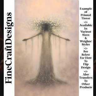 Soft Mystical Nature Abstract Beauty U5 Decoupage Tissue Paper