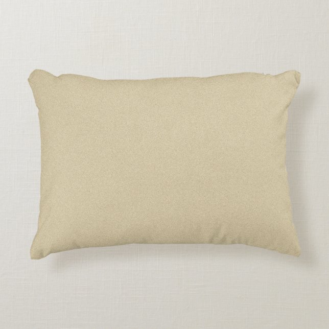Soft Natural Sand Background Decorative Cushion (Front)