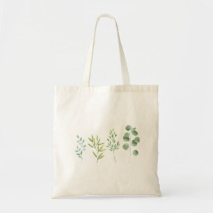 Soft Nature Leaf Design Tote Bag