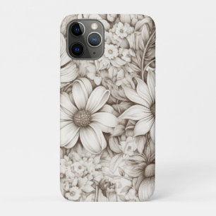 Soft Neutral Floral with Classic Botanical Case-Mate iPhone Case
