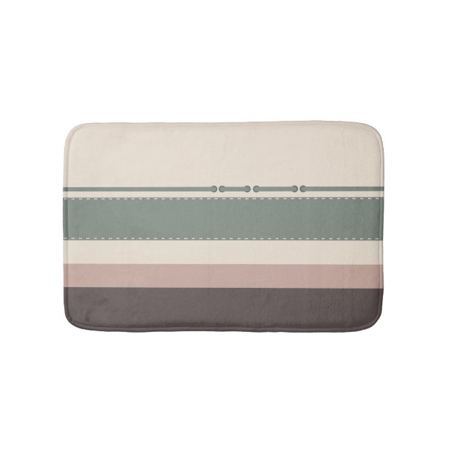 Soft Neutral Pastel Bath Mat – Minimalist Bathroom (Front)