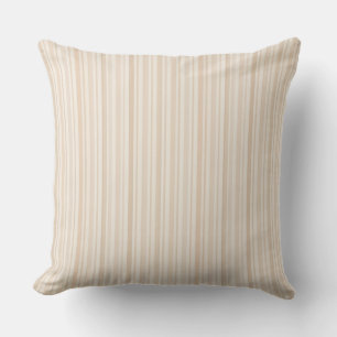Soft Neutral Stripe Pattern Cushion